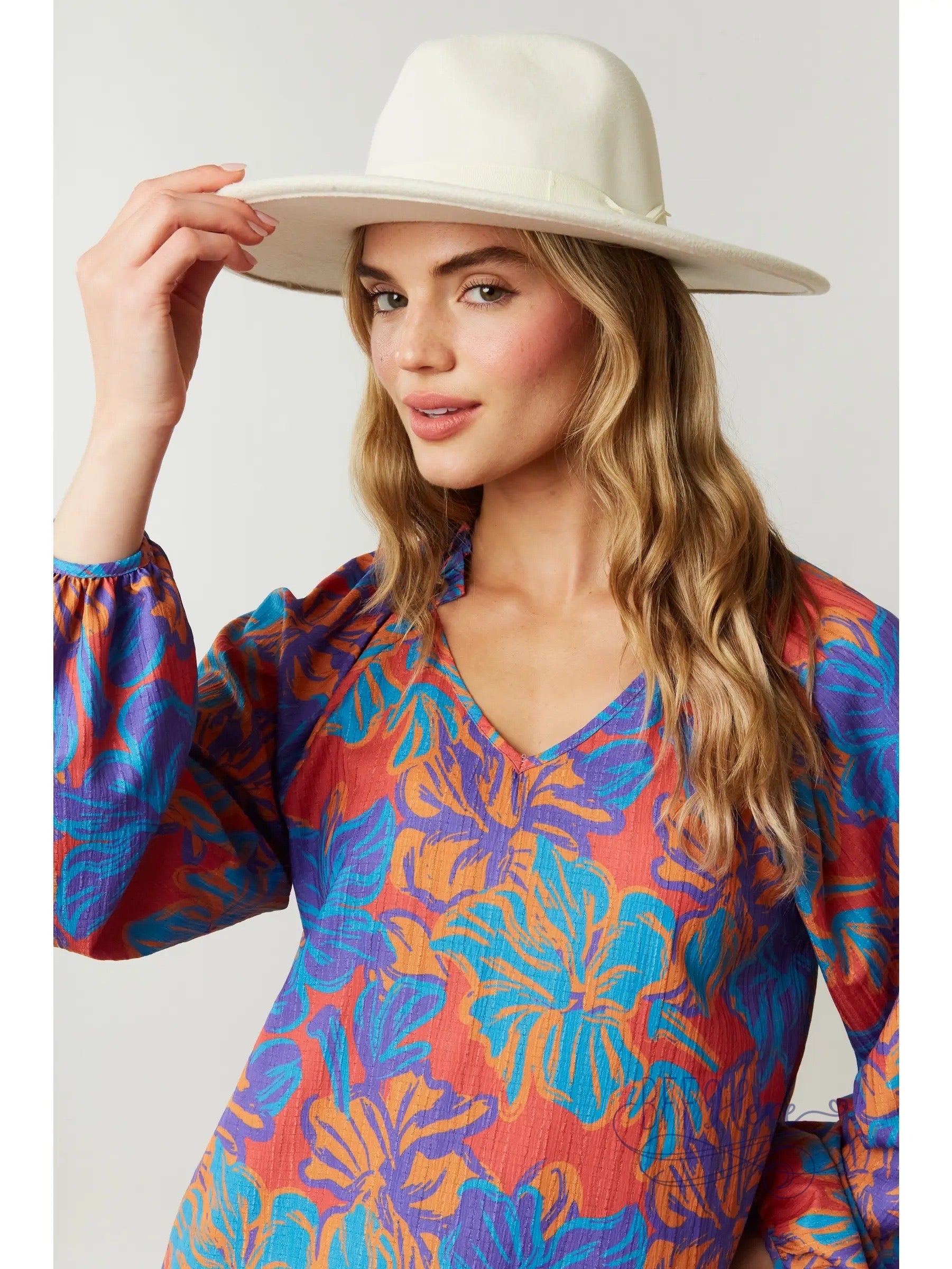 PREORDER: Sunset Floral Top - BFF Here