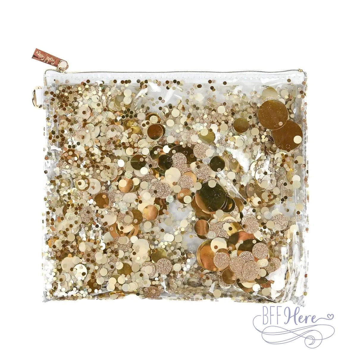 PREORDER: Good As Gold Confetti Everything Pouch by Packed Party - BFF Here