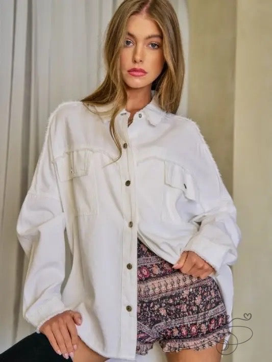 PREORDER—Peace Embroidered Jacket - BFF Here