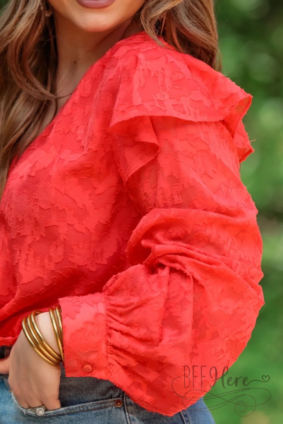 PREORDER-Going Places Ruffle Bodysuit - BFF Here