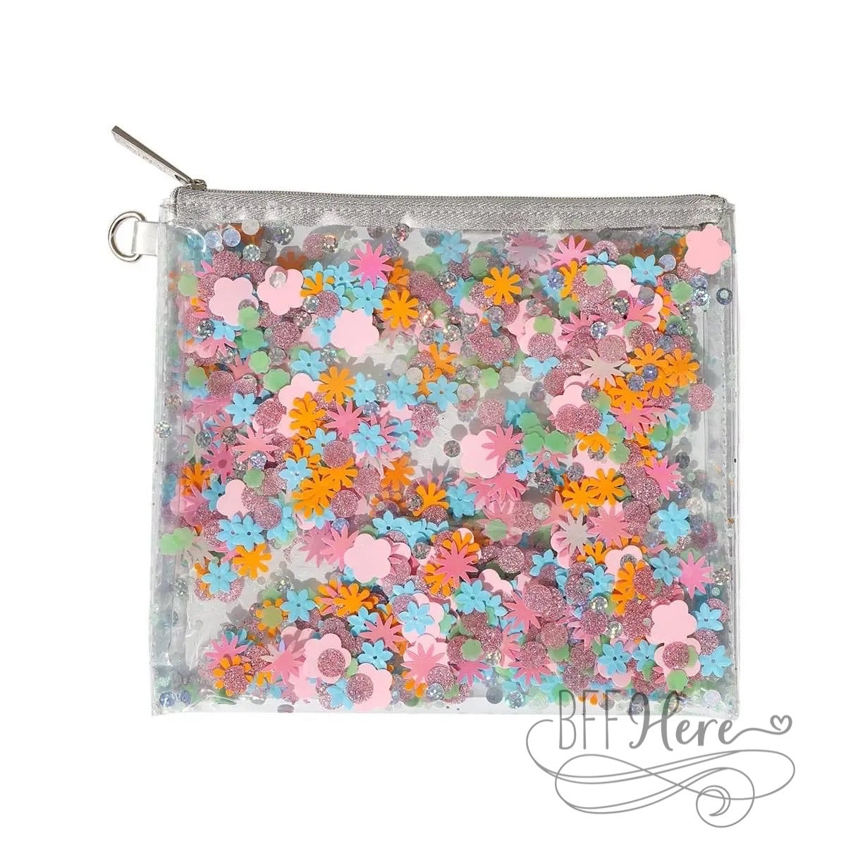 PREORDER—Flower Shop Confetti Everything Pouch by Packed Party - BFF Here