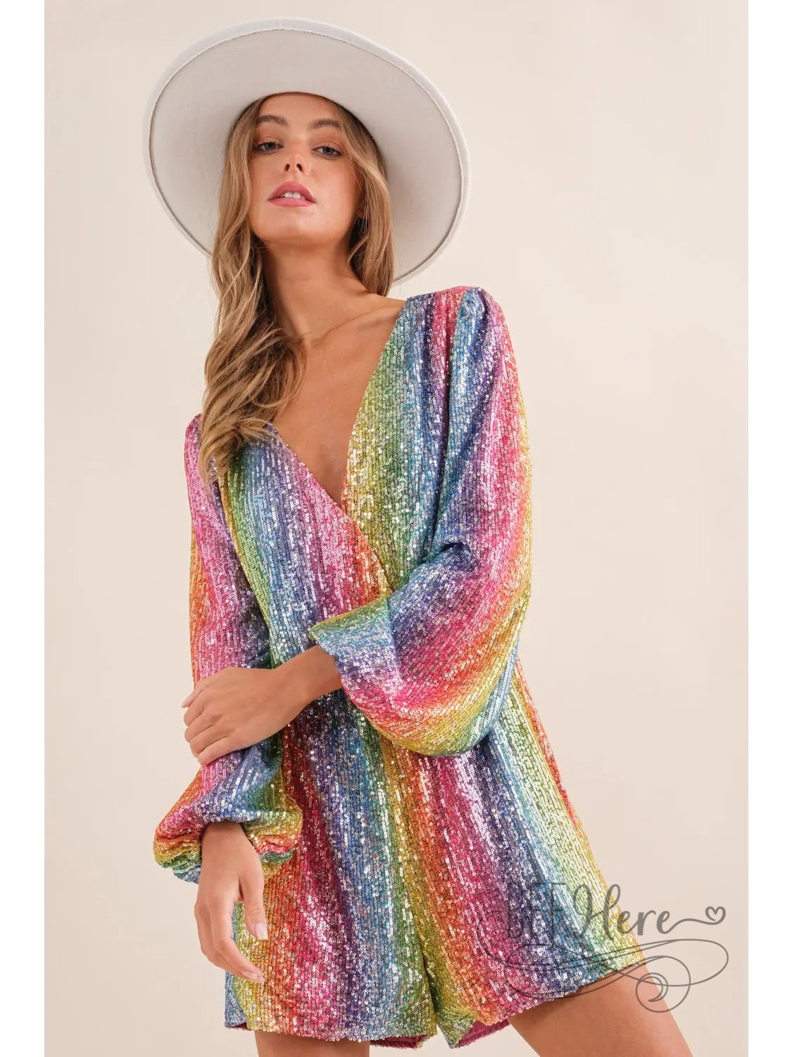 Somewhere Over The Rainbow Romper - BFF Here