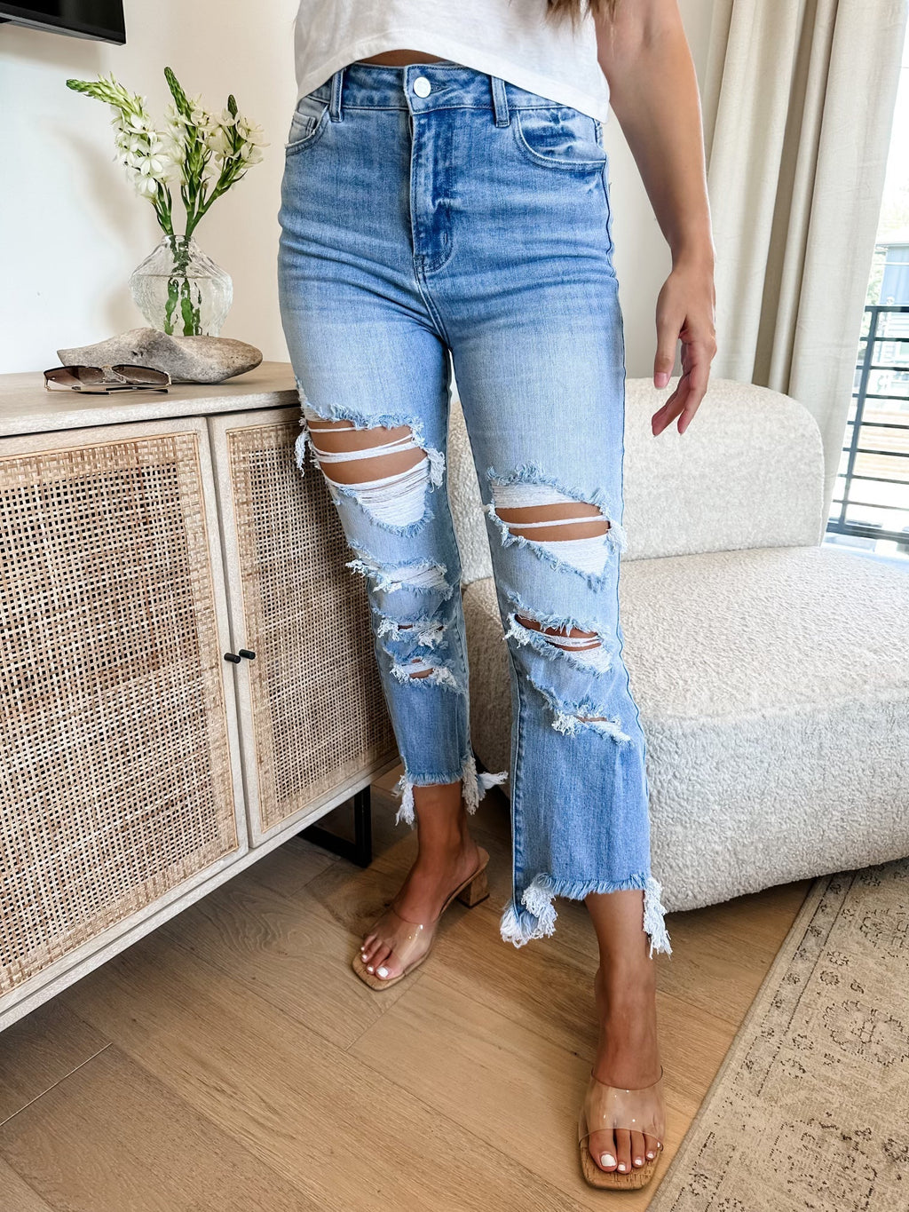 PREORDER: Urban Distressed Crop Jean by Blakeley (ETA: September)