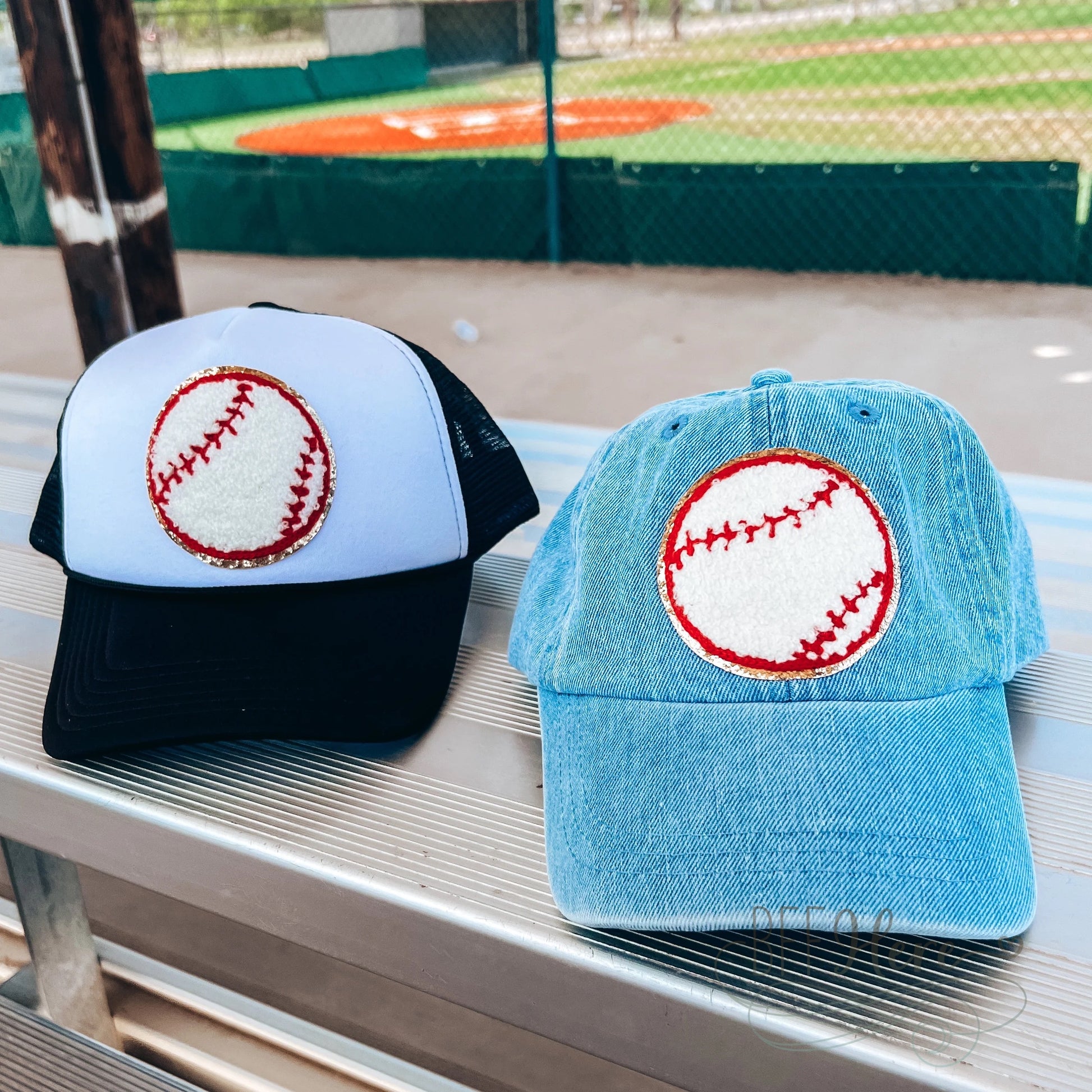 Baseball Chenille Caps / Choice Of Color - BFF Here