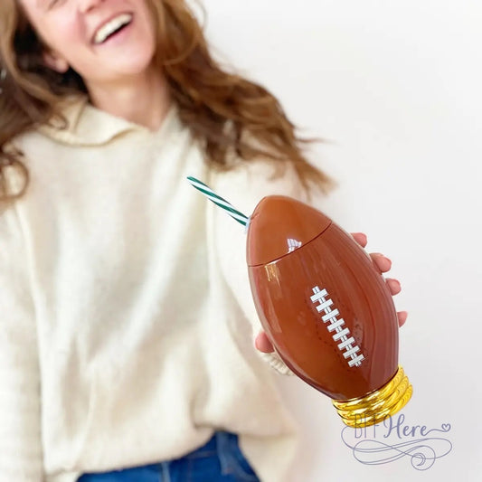 PREORDER: Down, Set, Fun Football Novelty Sipper by Packed Party - BFF Here