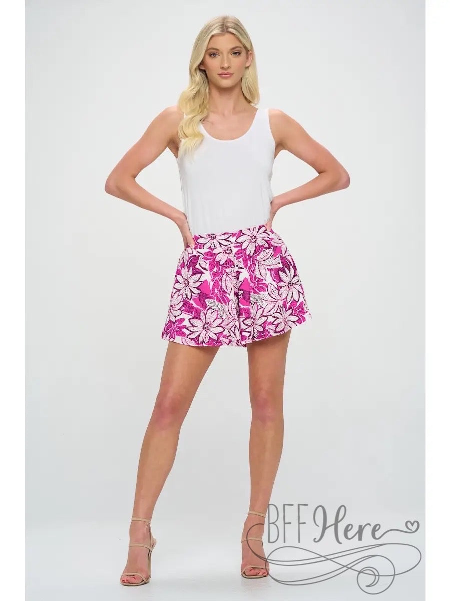 Lulu Swing Shorts / Tahiti by Adrienne - BFF Here