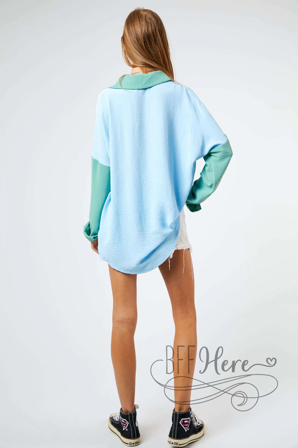 Dreaming Of Islands Color Block Top - BFF Here