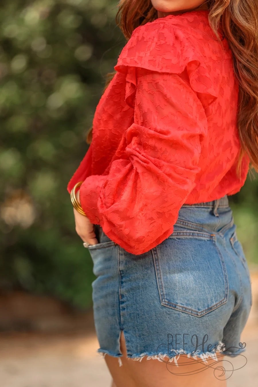 PREORDER-Going Places Ruffle Bodysuit - BFF Here