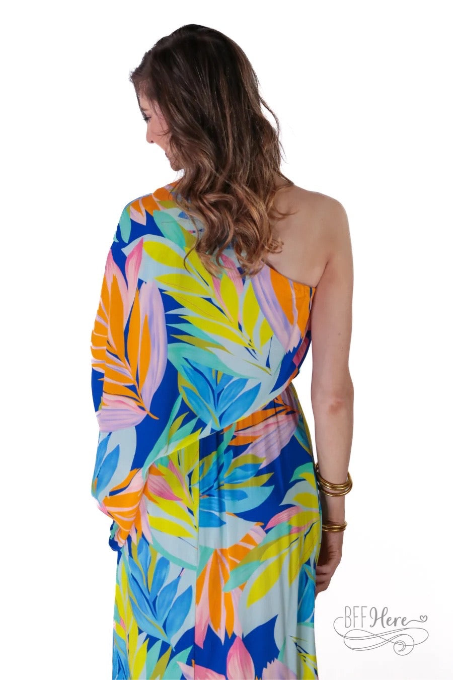 Tropical Waters Maxi Dress - BFF Here