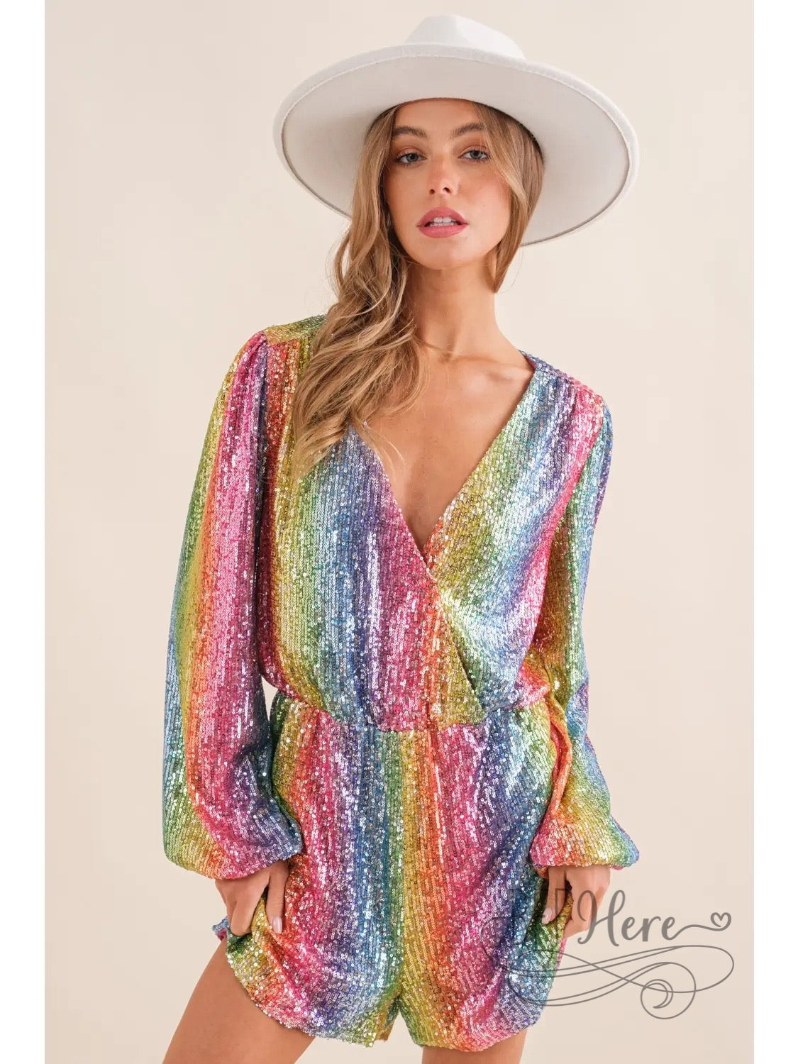 Somewhere Over The Rainbow Romper - BFF Here