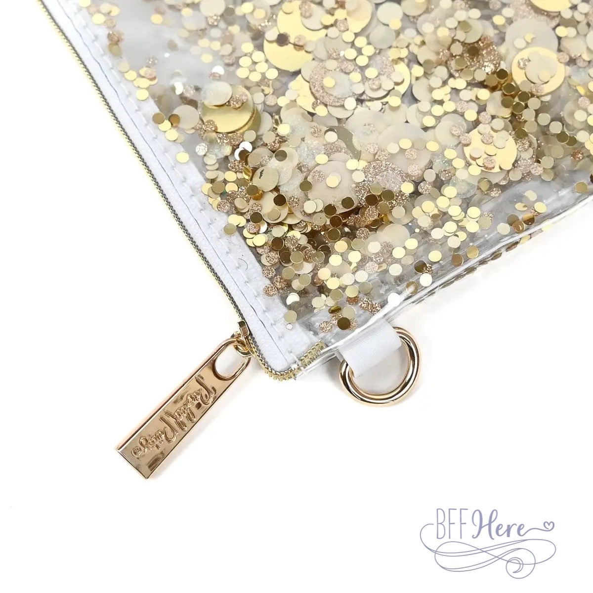 PREORDER: Good As Gold Confetti Everything Pouch by Packed Party - BFF Here