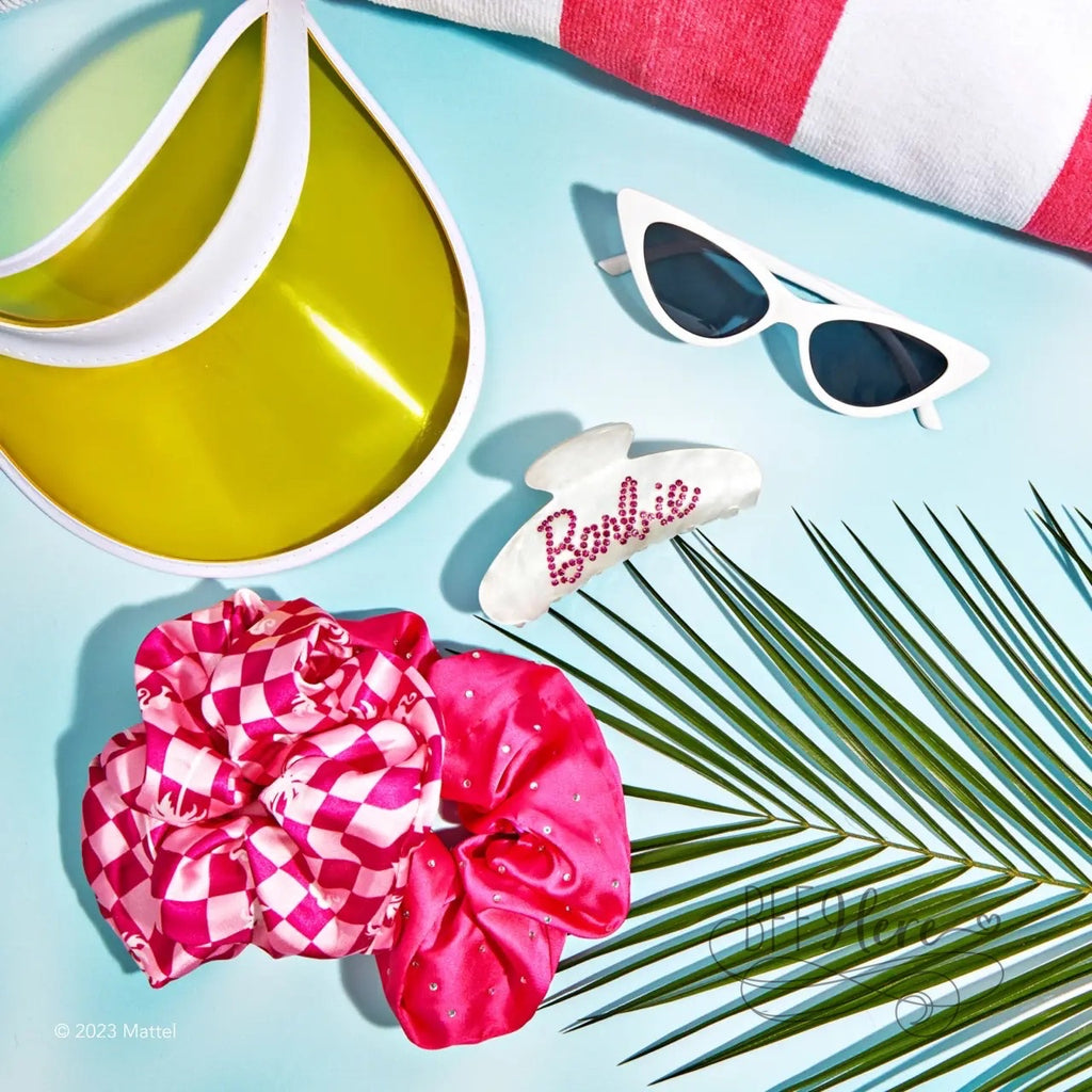 Barbie X Kitsch Satin Brunch Scrunchies - BFF Here