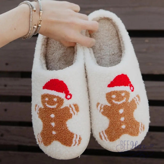 PREORDER—Gingerbread Slippers - BFF Here