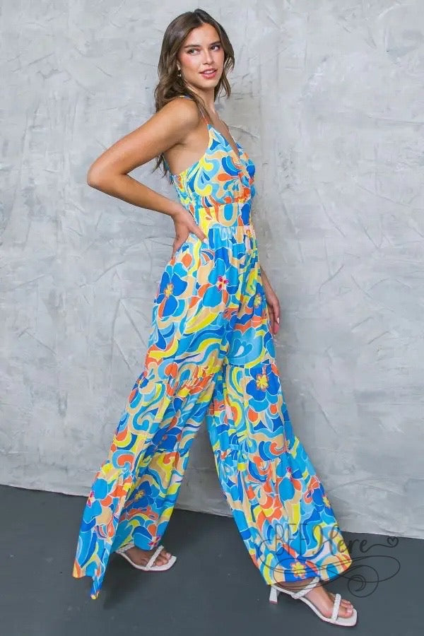 Maui Floral Jumpsuit - BFF Here