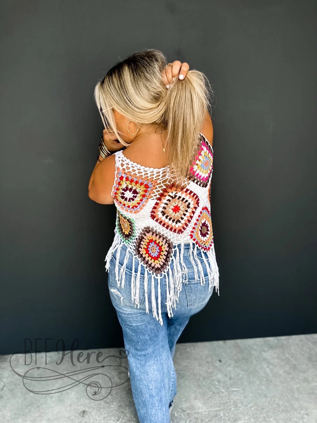 PREORDER — Gypsy Summer Crochet Top - BFF Here
