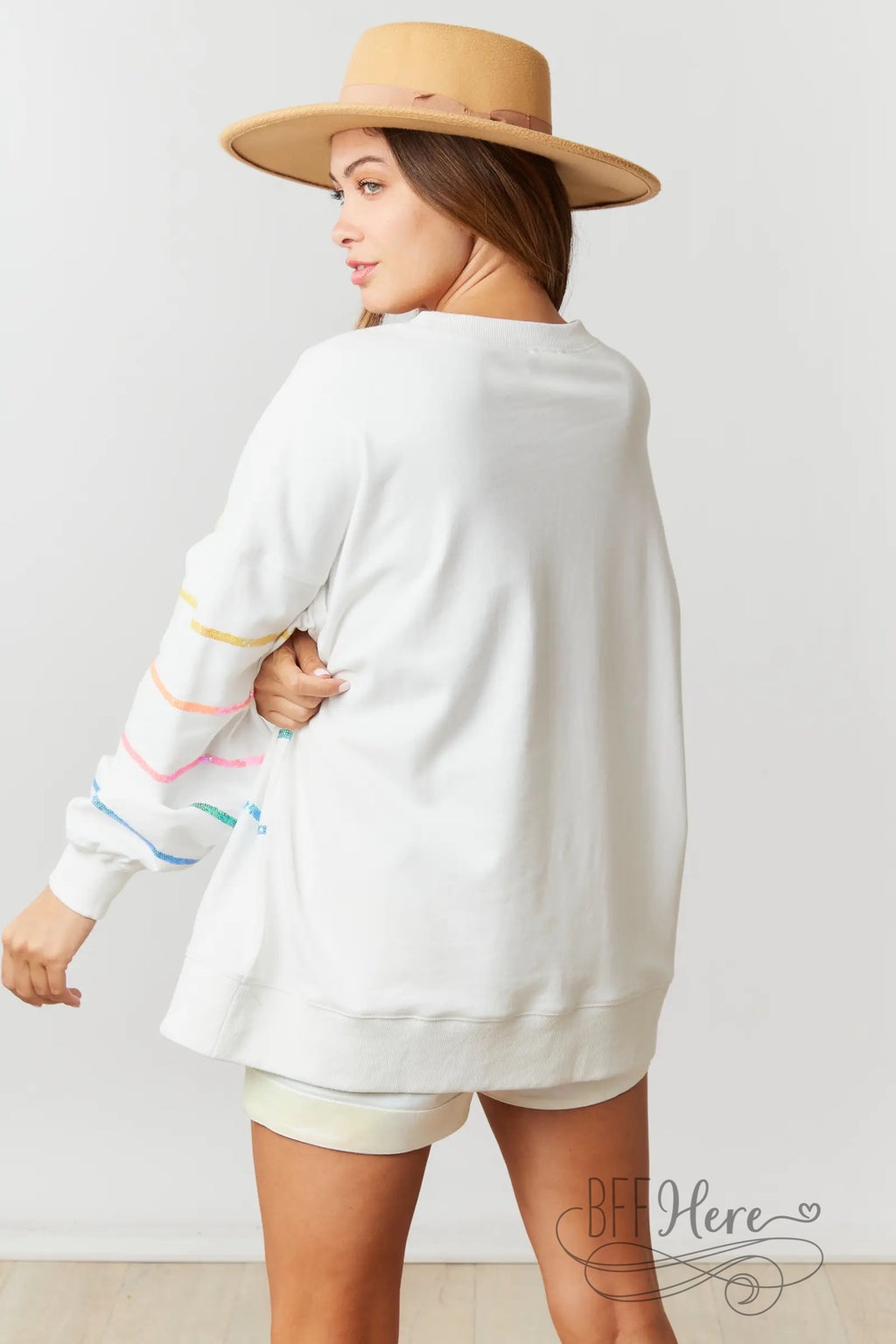 PREORDER: Eye of Tiger Multi Color Stripe Top - BFF Here