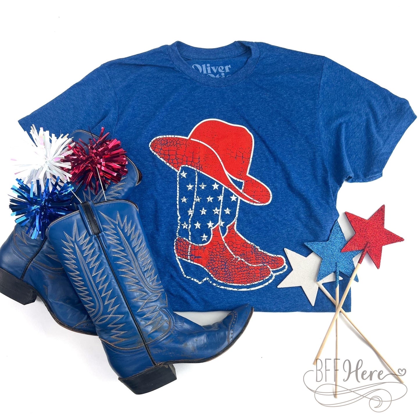 USA Boots T-Shirt - BFF Here