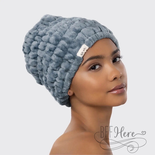 Extra Wide Spa Headband / Misty Blue by Kitsch - BFF Here