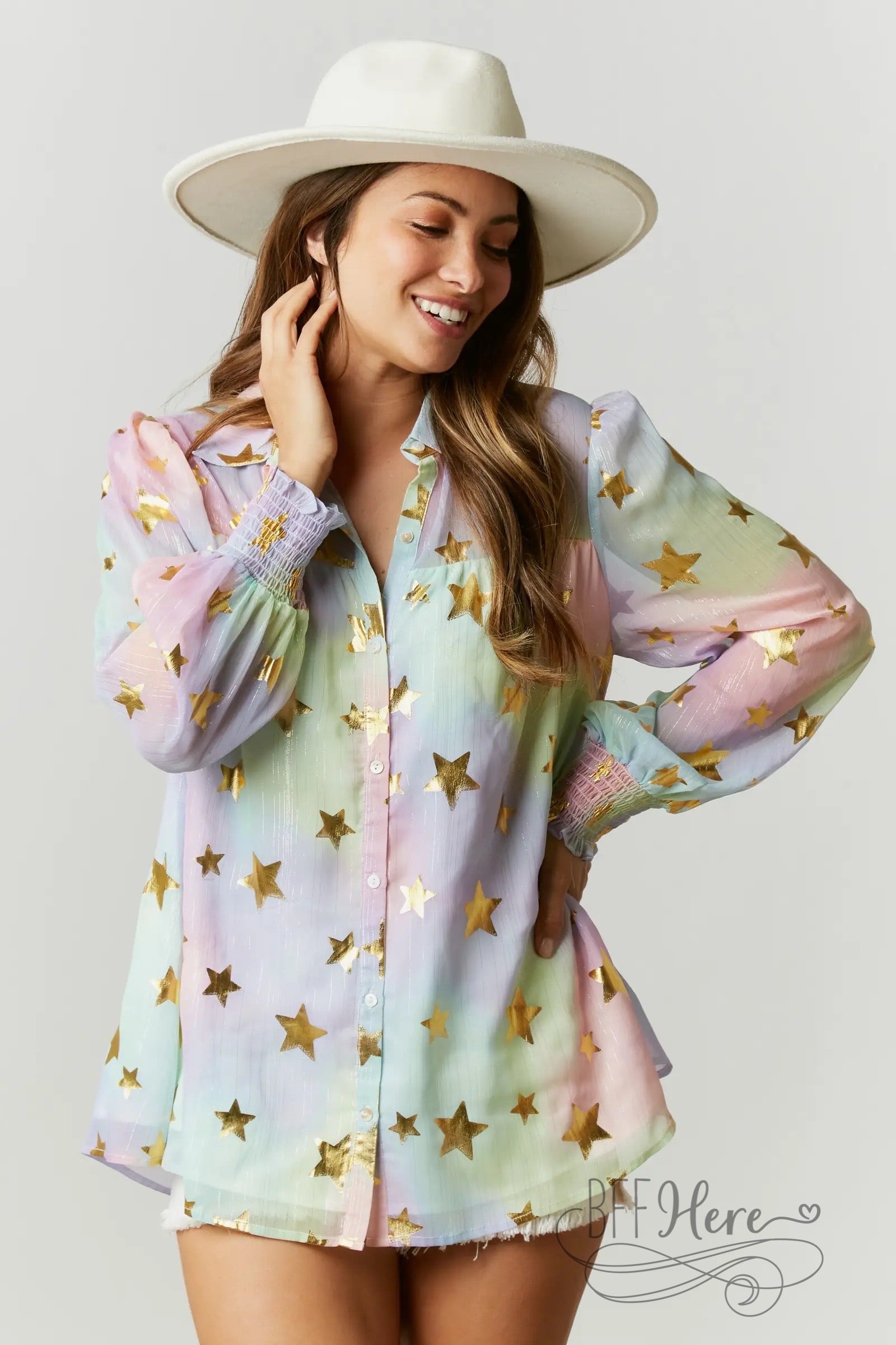 PREORDER: Galaxy Pixie Star Top - BFF Here