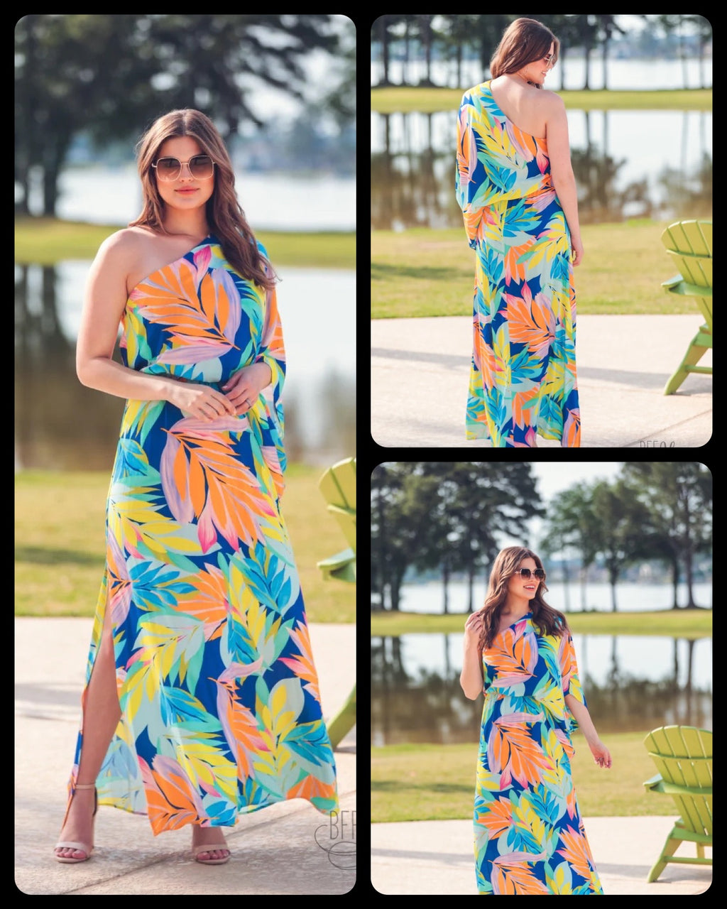 Tropical Waters Maxi Dress - BFF Here