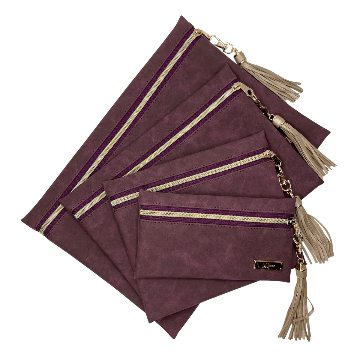 PREORDER: Suede Soul / Bordeaux (ARRAY Edition) by Makeup Junkie Bags (ETA: 4-6 weeks)
