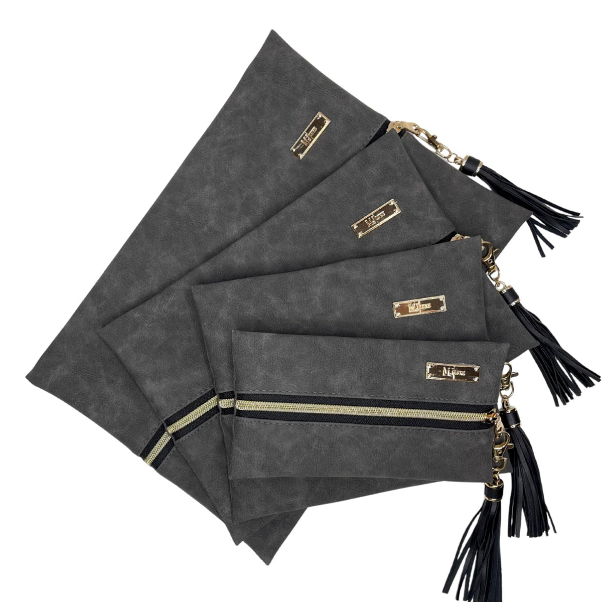 PREORDER : Suede Soul /Graphite (ARRAY Edition) by Makeup Junkie Bags (ETA: 4-6 weeks)