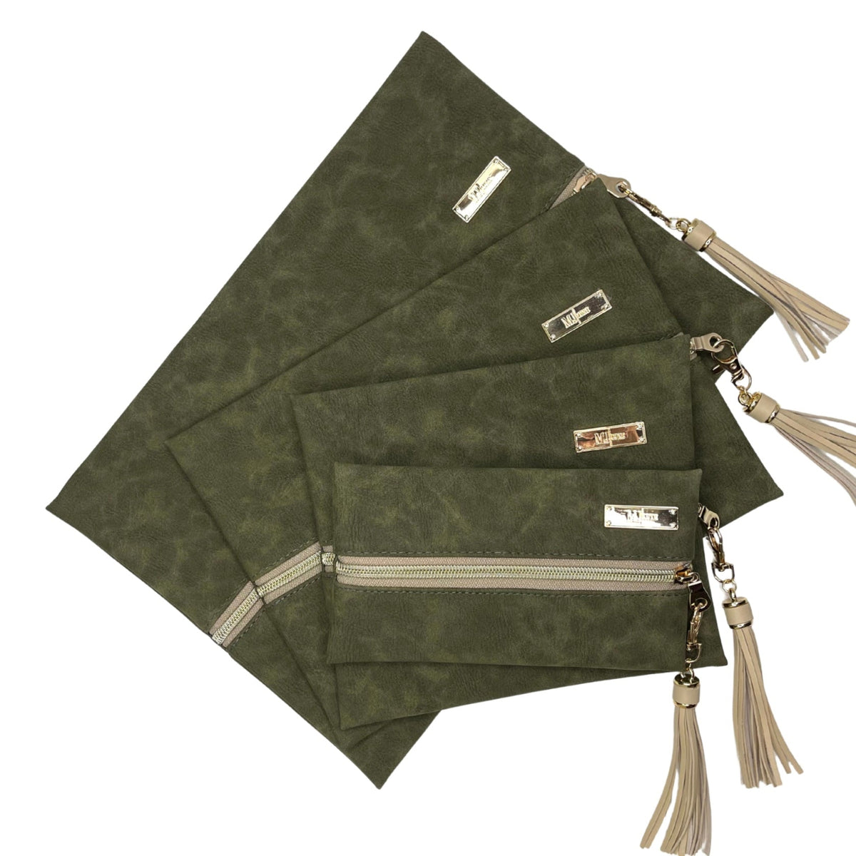 PREORDER : Suede Soul Olive (ARRAY Edition) by Makeup Junkie Bags (ETA: 4-6 weeks)
