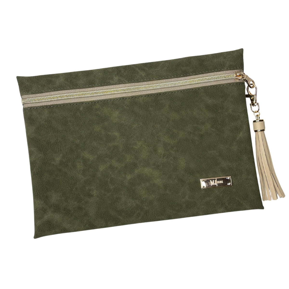 PREORDER : Suede Soul Olive (ARRAY Edition) by Makeup Junkie Bags (ETA: 4-6 weeks)