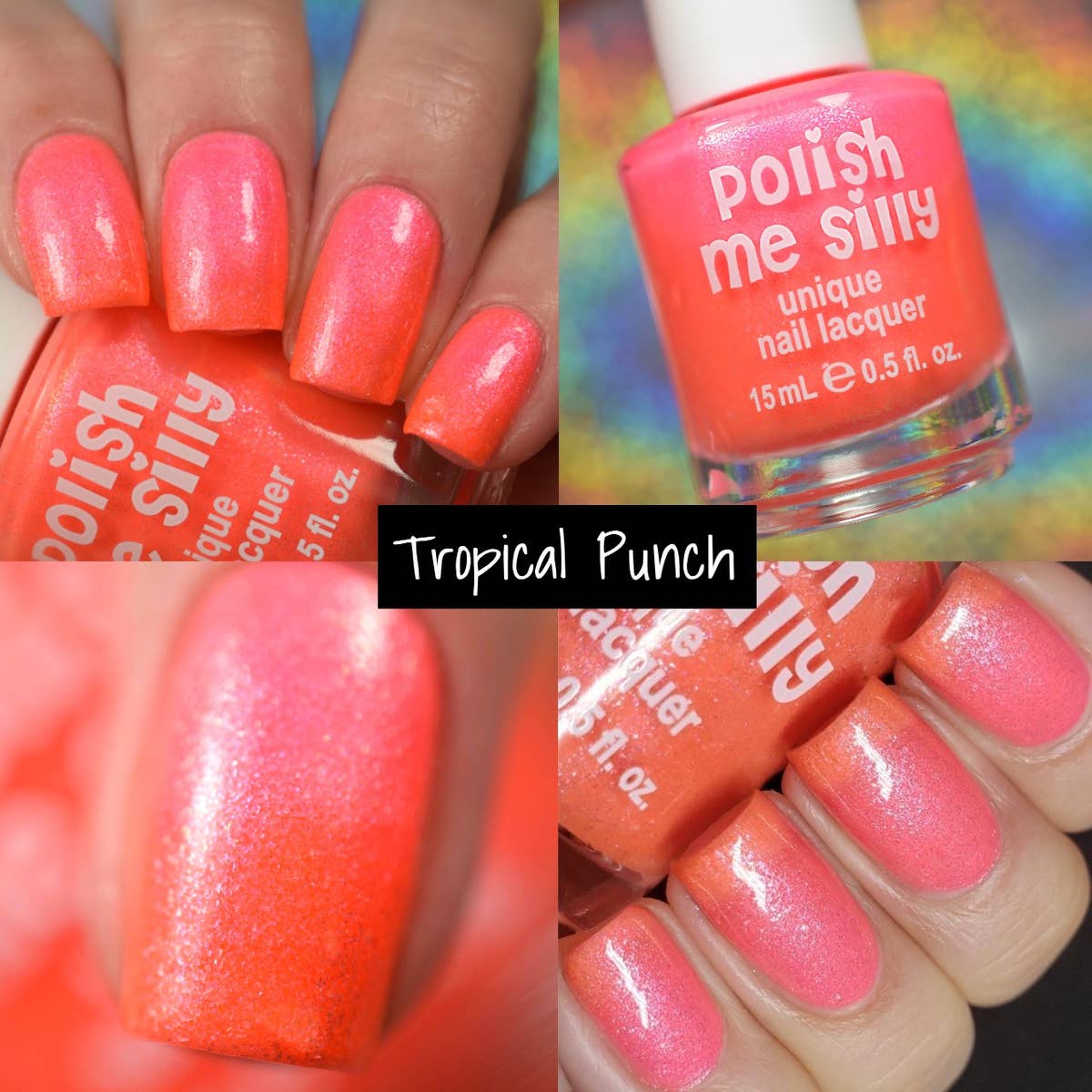 Tropical Punch -- Neon POP Thermal Color Nail Polish - BFF Here