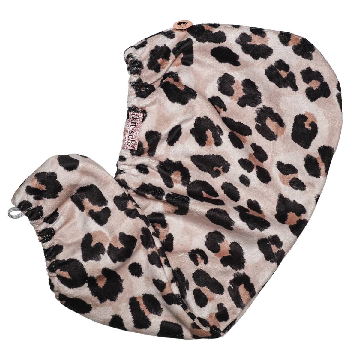 Leopard Microfiber Hair Towel - BFF Here