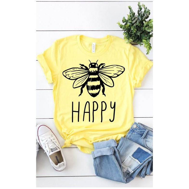 Bee Happy Tee - BFF Here