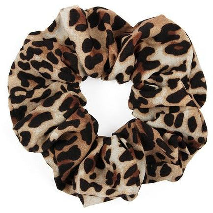 Brown Leopard Scrunchie - BFF Here