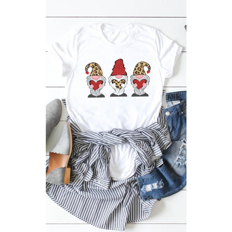 Leopard Loving Gnomes  Graphic Tee - BFF Here