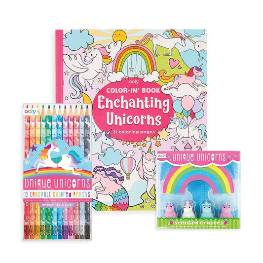 Unique Unicorn Erasable Coloring Pack - BFF Here