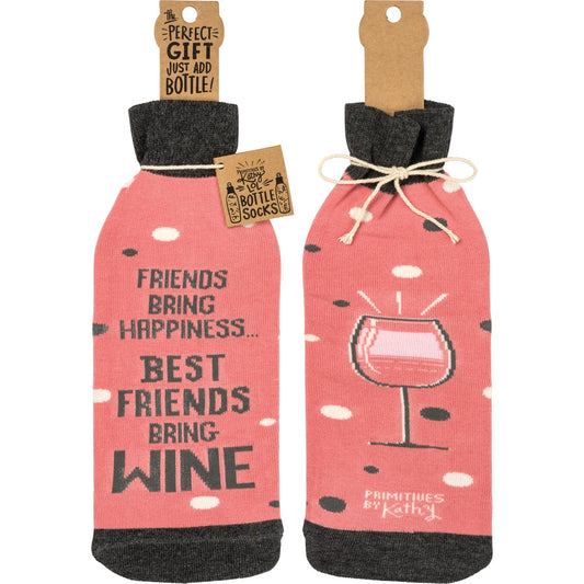 Friends Bring Happiness -- Bottle Sock By PBK - BFF Here