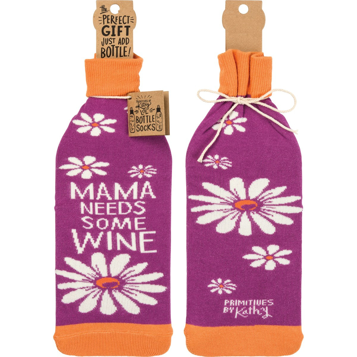 Mama Needs Some Wine -- Bottle Sock By PBK - BFF Here