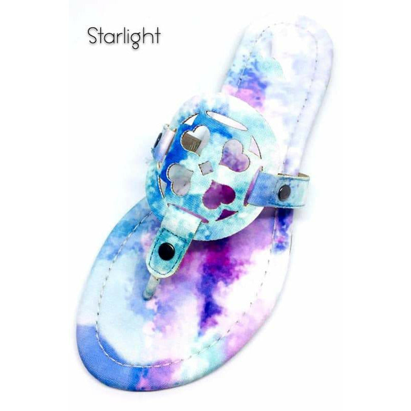 Lulu Tie Dye Sandals -- Choice of Color - BFF Here
