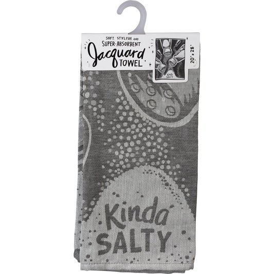 Kinda Salty  - Kitchen Towel - BFF Here