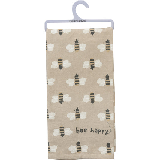 Bee Happy Kitchen Towel by PBK - BFF Here