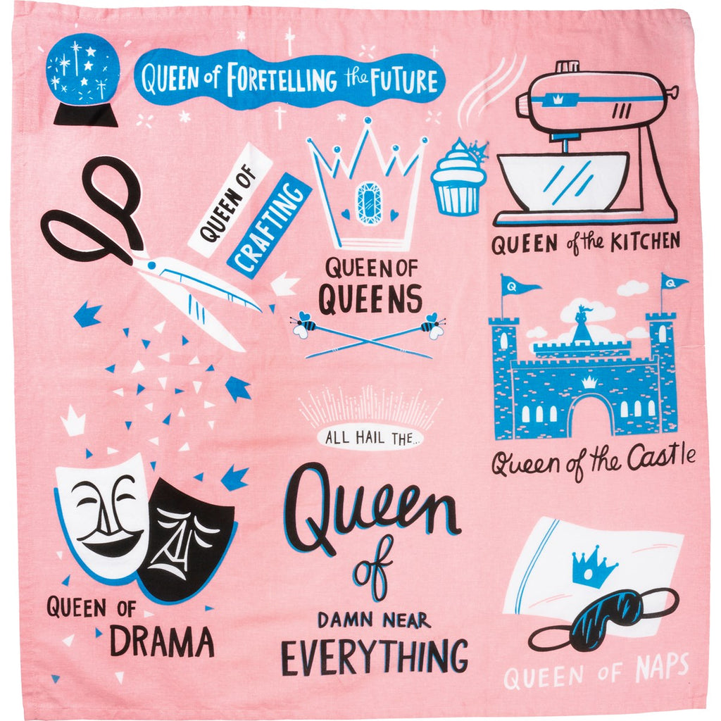 Queen Of Everything - Kitchen Towel - BFF Here