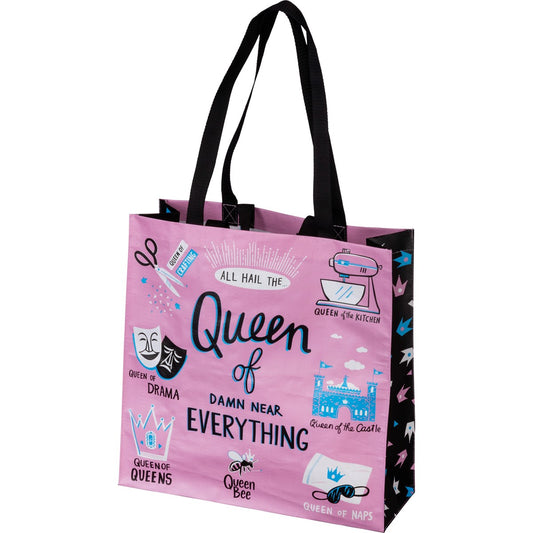 Queen Of Near Everything - Market Tote - BFF Here