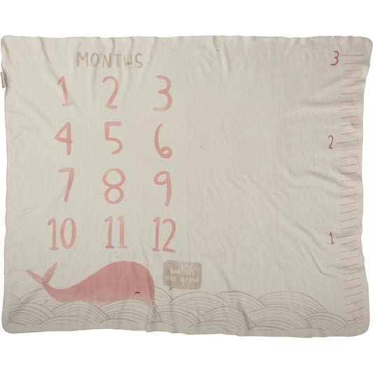 Milestone Blankets by PBK -- Pink Whale - BFF Here