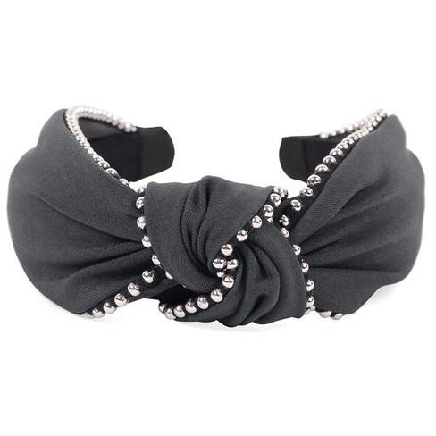 Black Knotted Headband - BFF Here