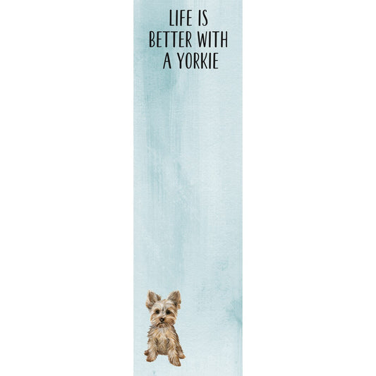 "Life Is Better With A Yorkie" Notepad by PBK - BFF Here