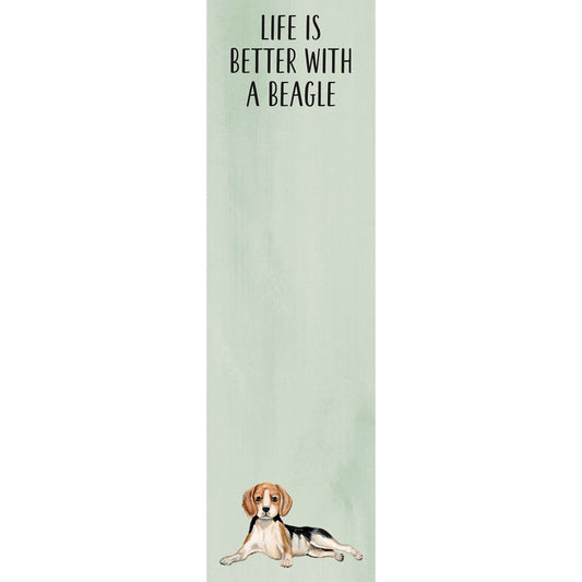 "Life Is Better With A Beagle" Notepad by PBK - BFF Here