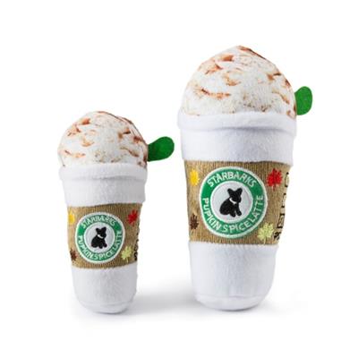 Starbarks Pupkin Spice Latte Plush Toy -- Choice of Size - BFF Here