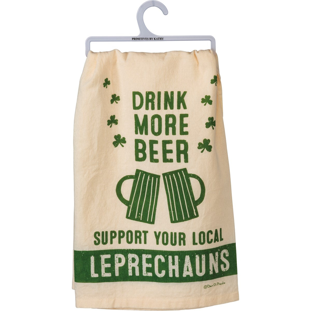 "Drink More Beer Support Leprechauns" Kitchen Towel by PBK - BFF Here