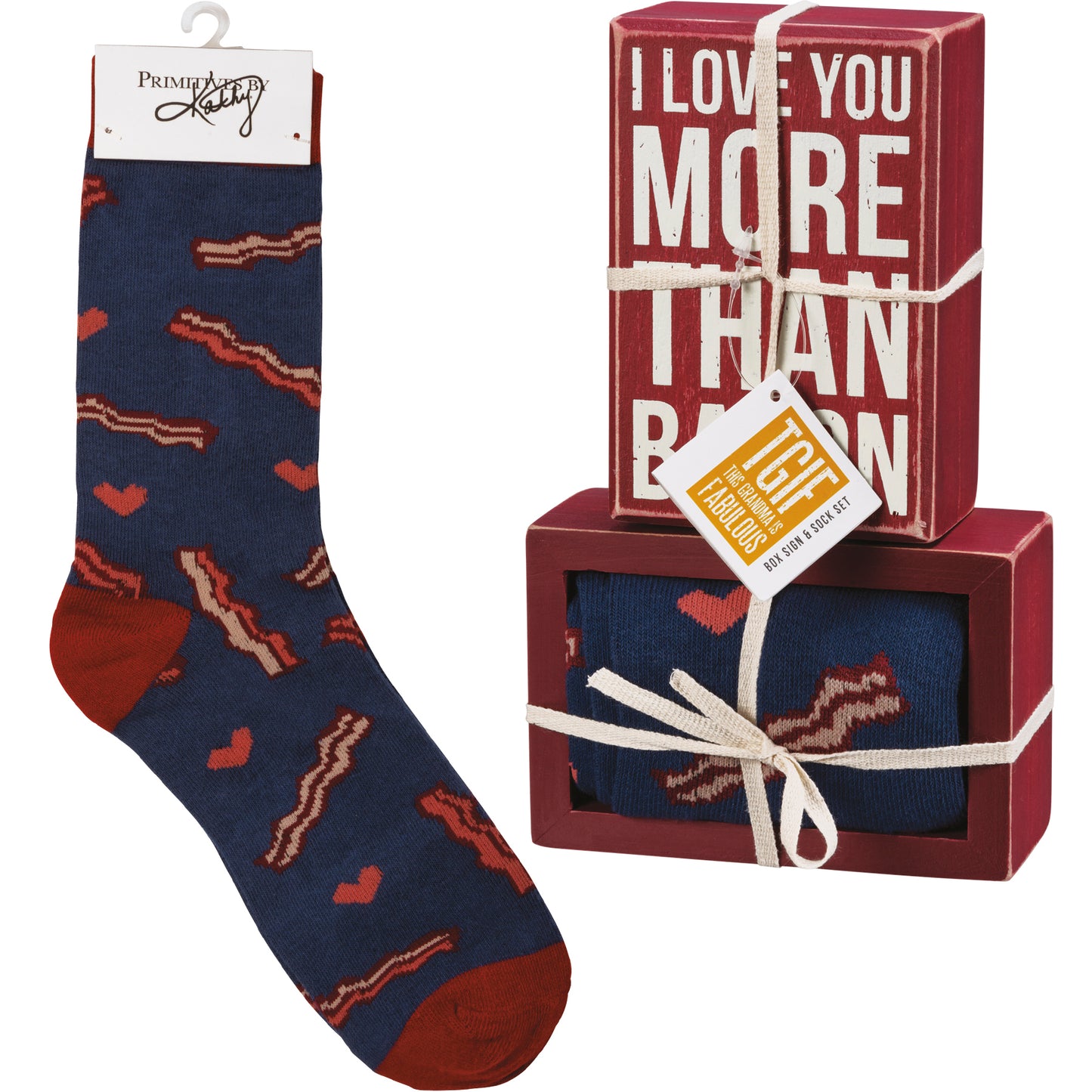 I Love You More Than Bacon -- Gift Set by PBK - BFF Here