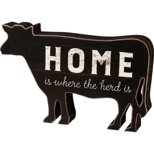 Home Is Where The Herd Is -- Shelf Sitter by PBK - BFF Here