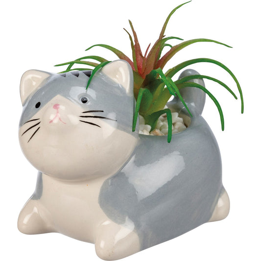 Planter - Gray Cat by PBK - BFF Here